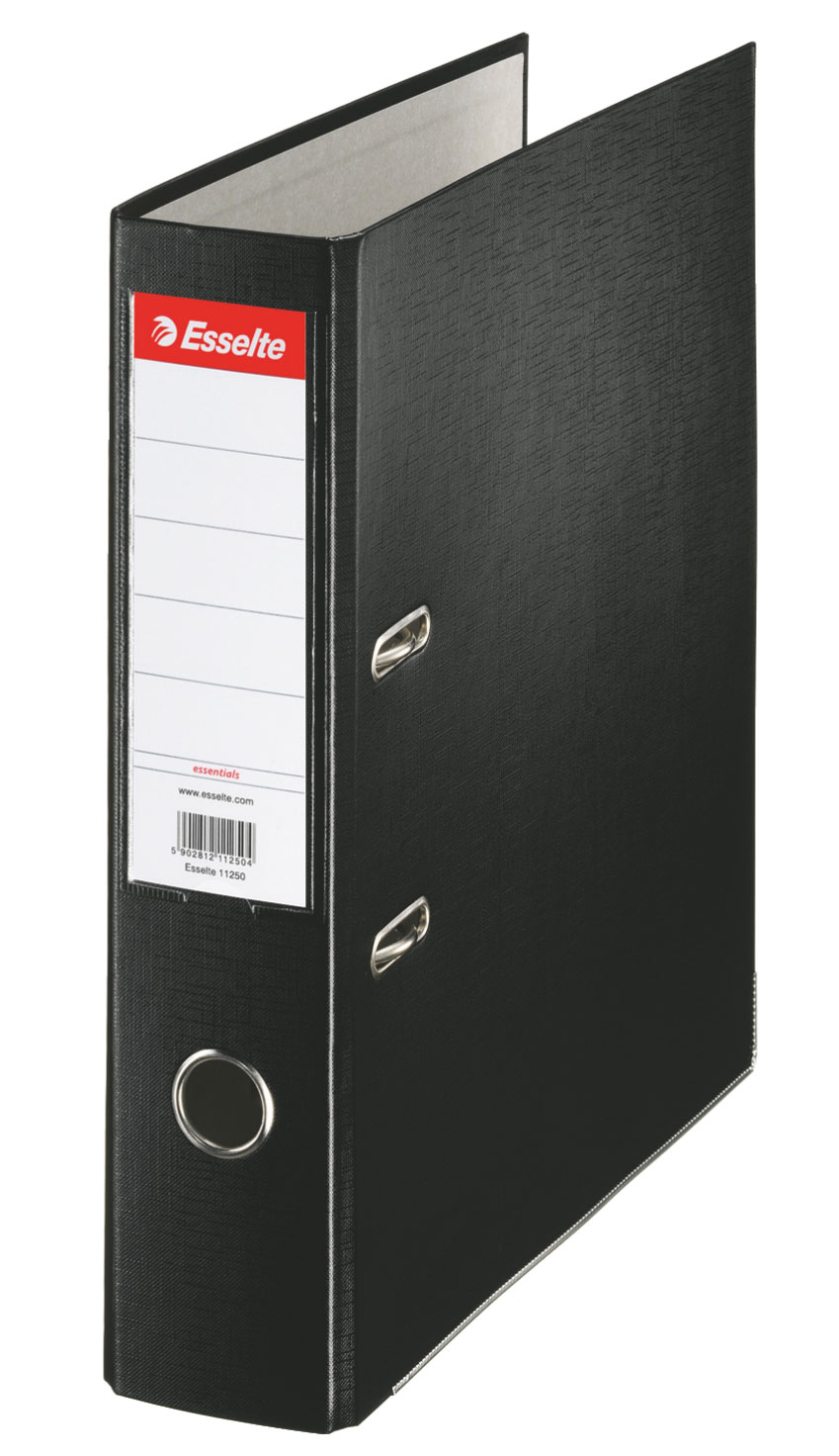 Biblioraft Plastifiat 7.5cm Negru Economy Esselte