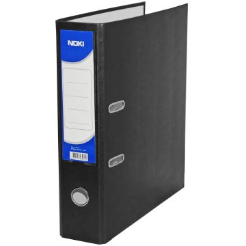 Biblioraft Plastifiat 7.5cm Negru Noki