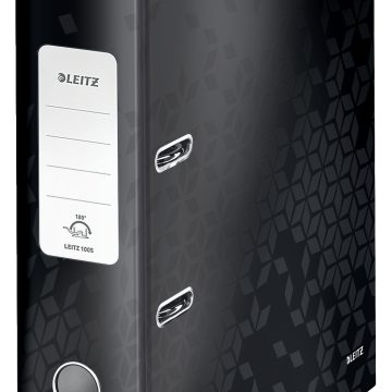 Biblioraft Plastifiat 8cm 180Grade Negru Wow Leitz