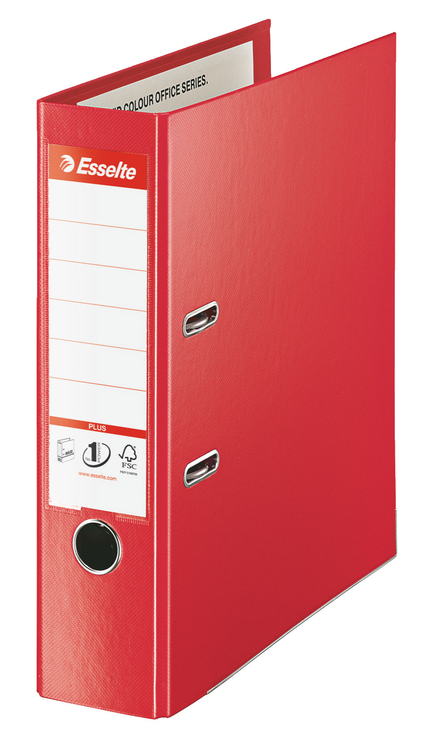 Biblioraft Plastifiat Int-Ext 8cm Rosu Jumbo Plus Esselte