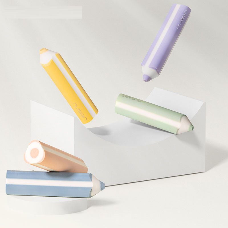 Radiere Triunghiulare Pencil Shape Set 5 Bucati Nusign Deli