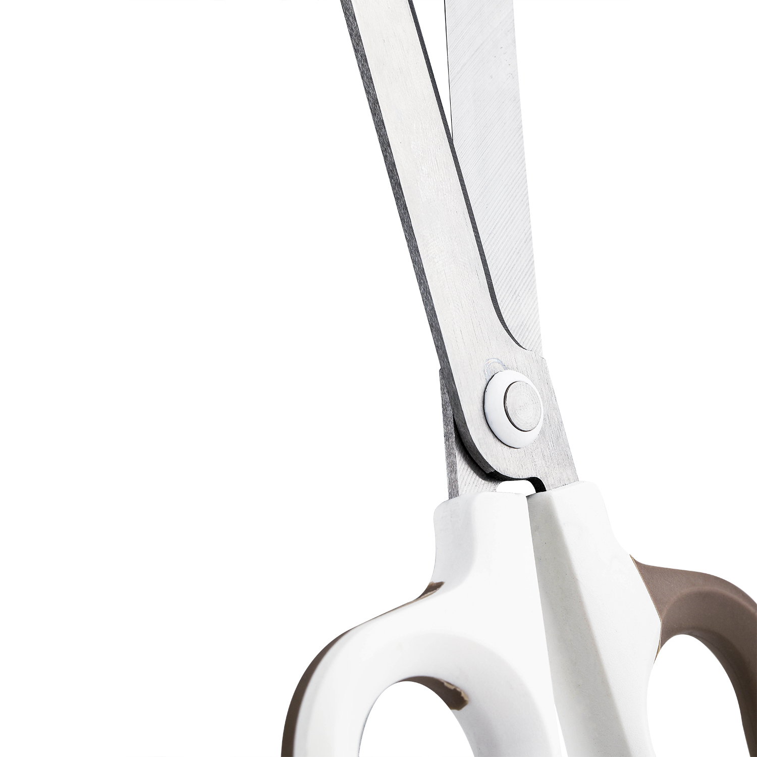 Foarfeca Birou 18cm Bicolora Alb-Crem Nusign Deli