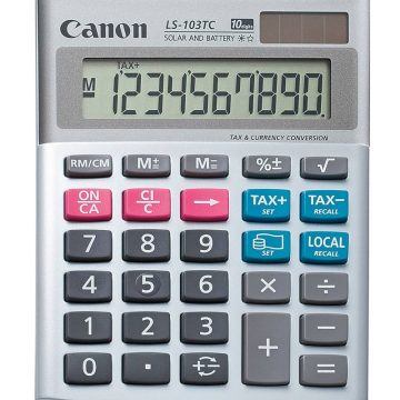 Calculator Birou 10Dig Ls103Tc Taxe Canon