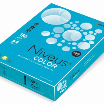 Carton Copiator A4 Albastru Aqua Intens 160g 250/Top Ab48 Niveus