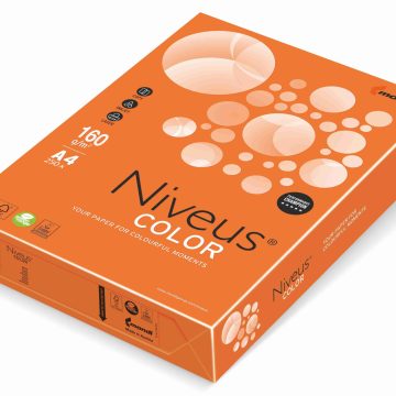Carton Copiator A4 Portocaliu Intens 160g 250/Top Or43 Niveus