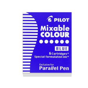 CARTUSE CERNEALA 6/SET PARALLEL PEN ALBASTRA PILOT
