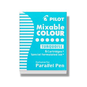 CARTUSE CERNEALA 6/SET PARALLEL PEN TURCOAZ PILOT