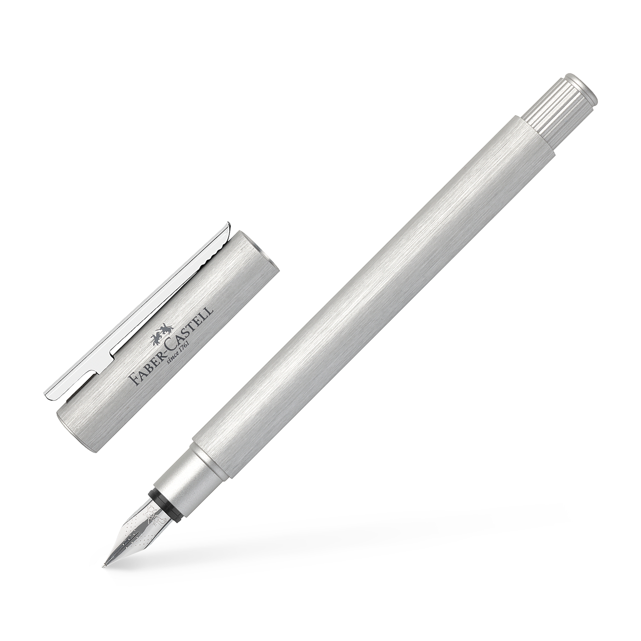 Stilou Neo Slim Aluminium Silver M Faber-Castell