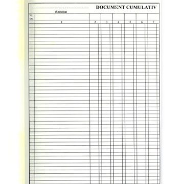 Document Cumulativ A4 Vertical