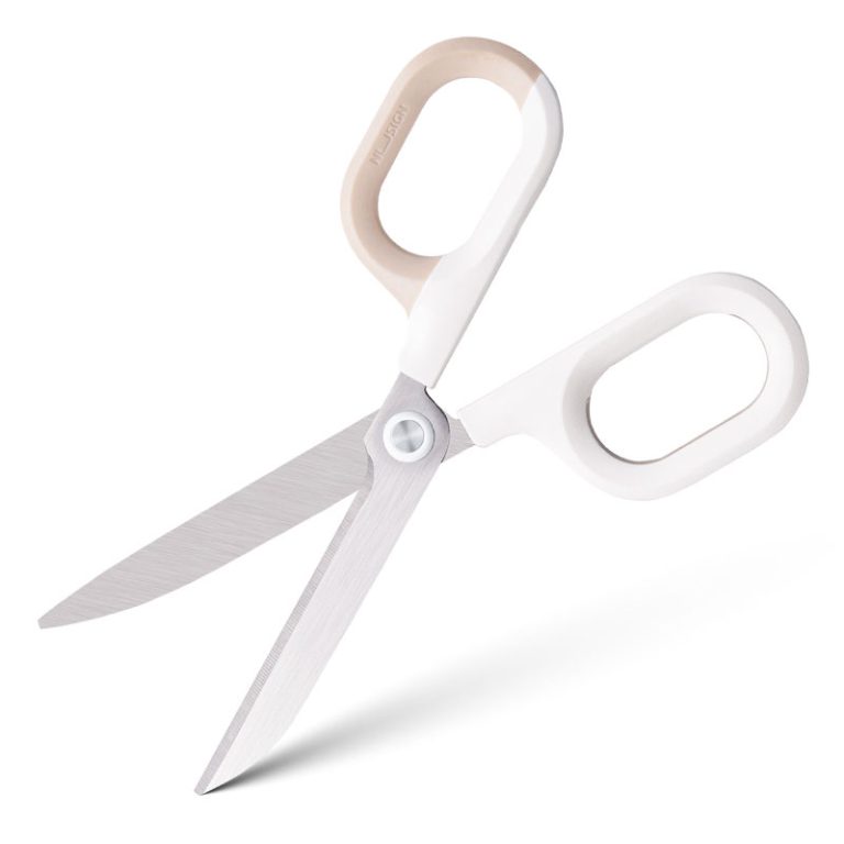 Foarfeca Birou 14,5cm Bicolora Alb-Crem Nusign Deli