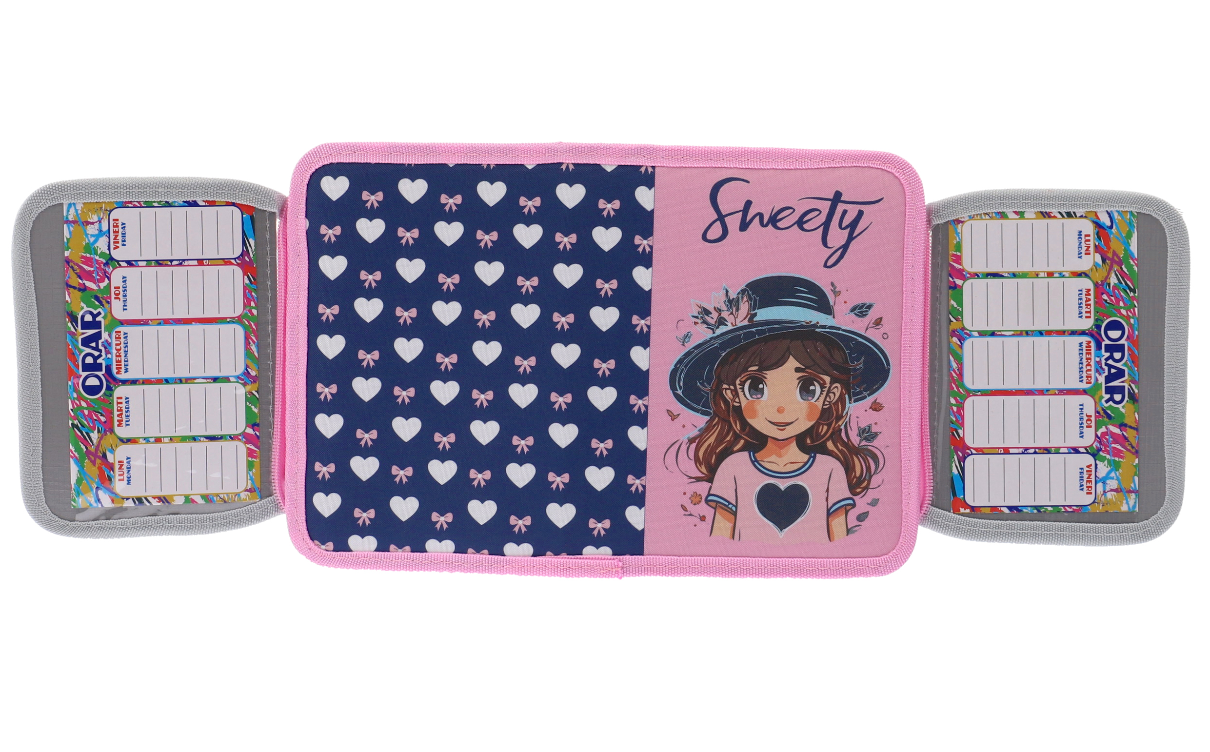 Penar Echipat 23 Piese 1 Fermoar 2 Extensii Sweety Roz Pigna
