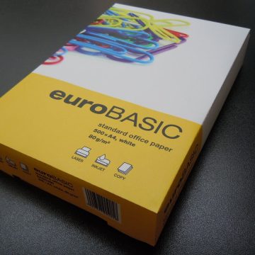 Hartie copiator Eurobasic, A4, 80 g/mp, 500 coli/top