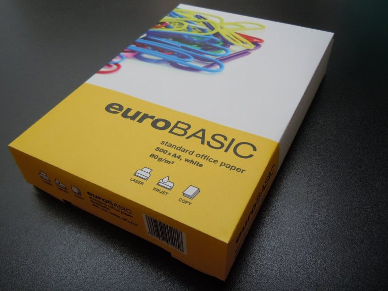 Hartie copiator Eurobasic, A4, 80 g/mp, 500 coli/top