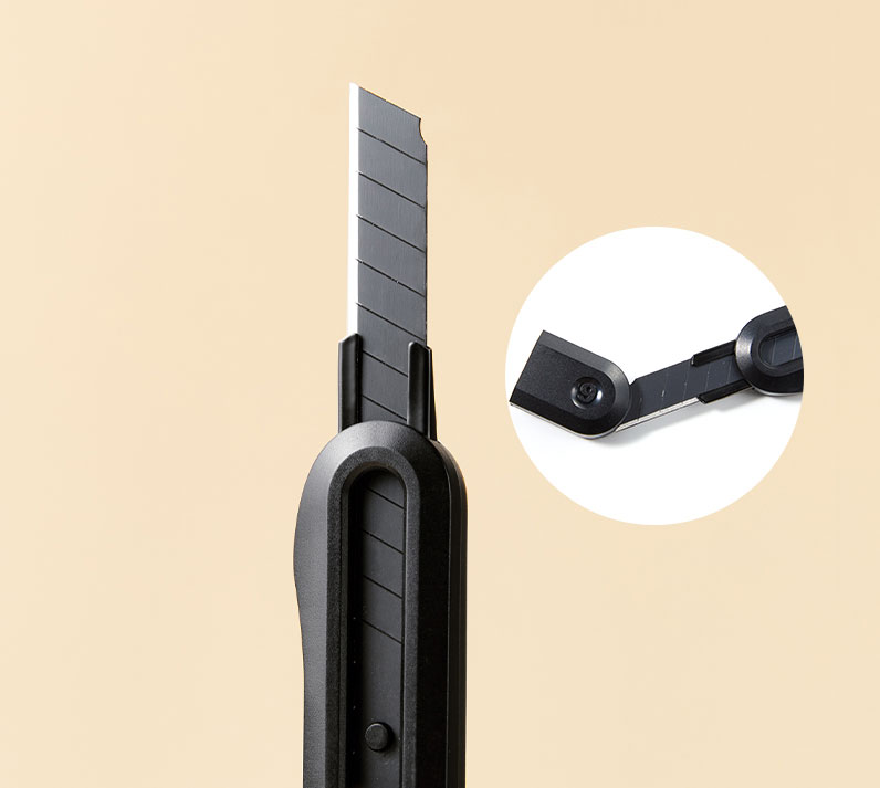 Cutter Mic Cu Sina Lama Neagra 60Grade Negru Nusign Deli