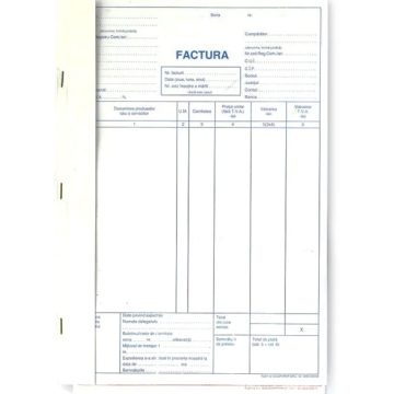 Factura A4 3 Exemplare Autocopiativa Gold