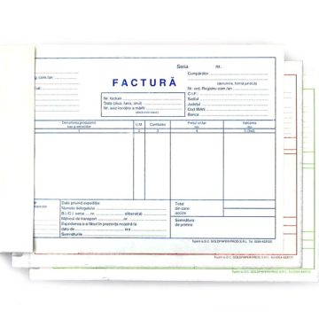 Factura A5 Fara Tva Gold