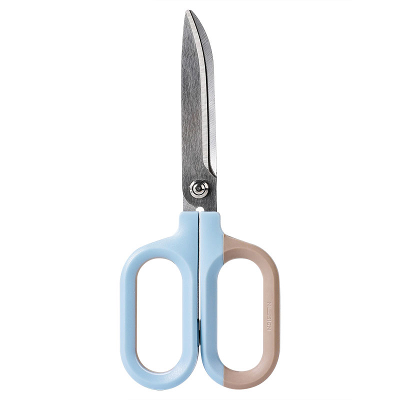 Foarfeca Birou 18cm Bicolora Bleu-Crem Nusign Deli