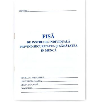 Fisa Individuala Protectia Muncii (Ssm)