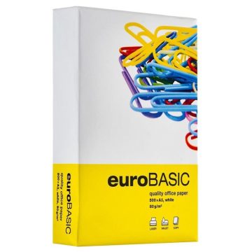 Hartie copiator Eurobasic, A3, 80 g/mp, 500 coli/top