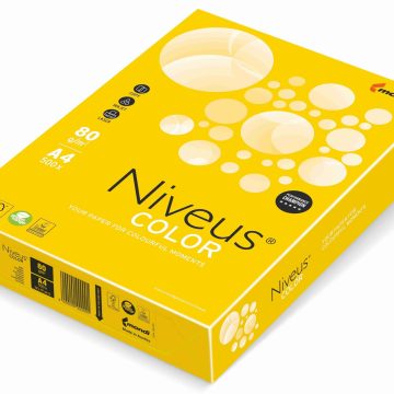 Hartie Copiator A4 Galben Mustar Intens 80g 500/Top Ig50 Niveus