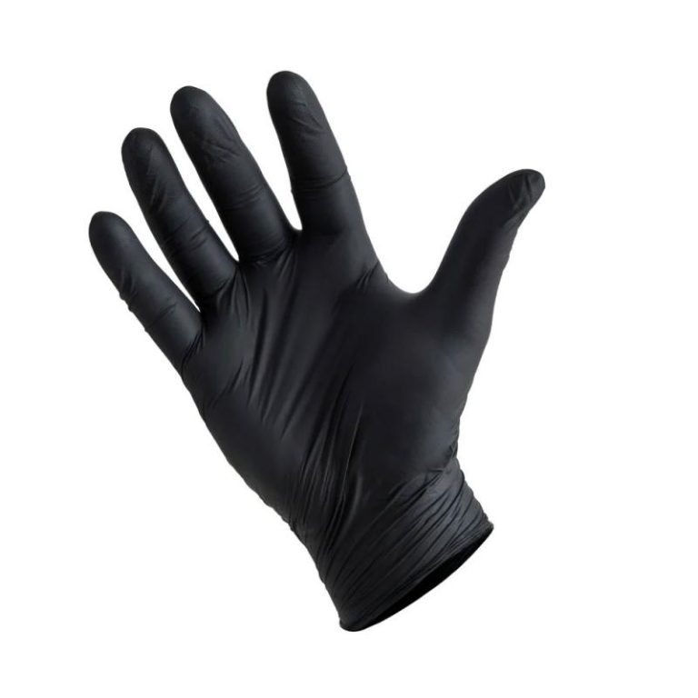 Manusi nitril fara pudra, Safe Care, 100buc/cutie, Negre, Marimea M