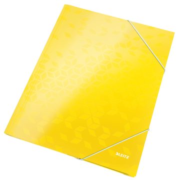 Mapa Carton Cu Elastic Galbena Wow Leitz