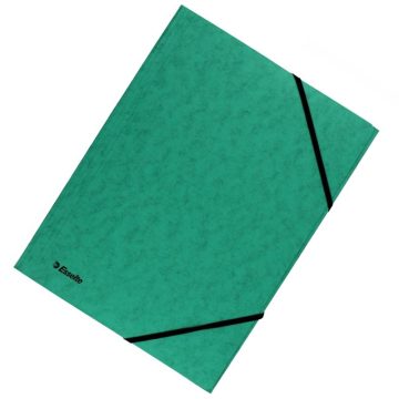 Mapa Carton Cu Elastic Lux Verde Esselte