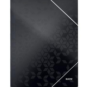 Mapa Carton Cu Elastic Negru Wow Leitz