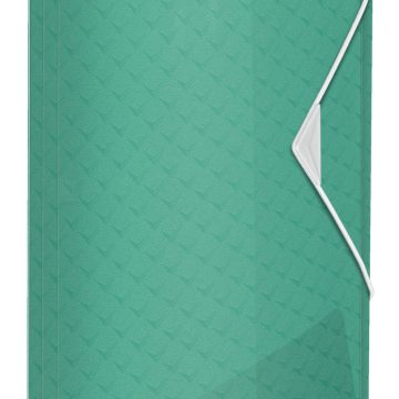 Mapa Plastic Cu Elastic Verde 150 Coli Reciclabila Colour'Breeze Esselte
