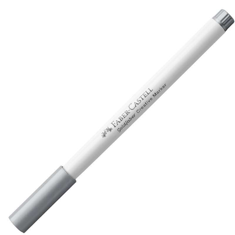 Marker Creativ Goldfaber Argintiu 551 1.5mm Faber-Castell