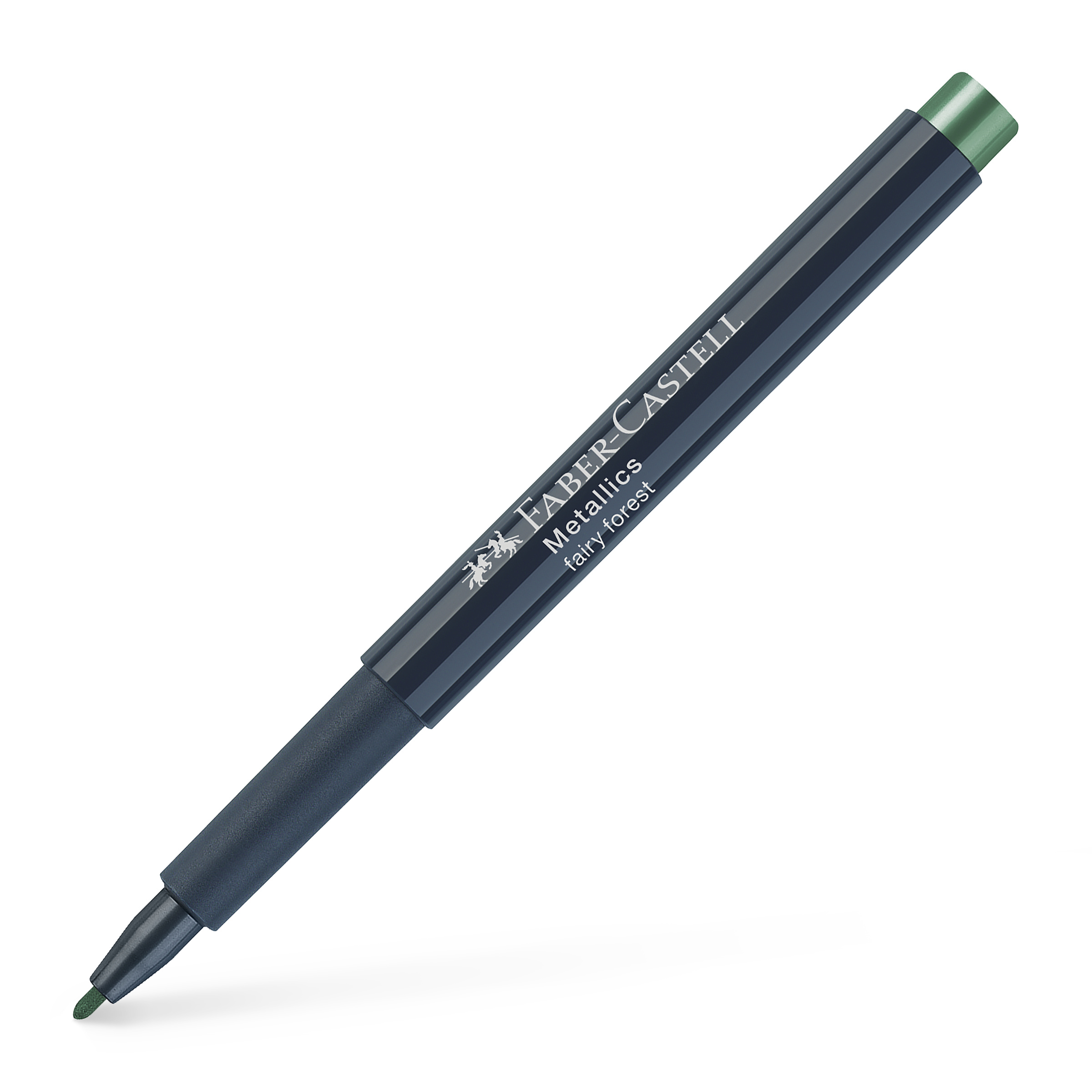Marker Metallics Verde Padure Faber-Castell