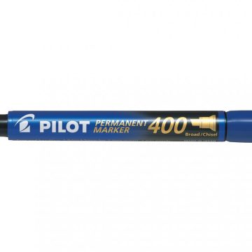 Marker Permanent Albastru Varf Tesit 4mm P400 Pilot