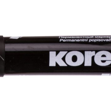 Marker Permanent Negru Varf Rotund 3mm Kores