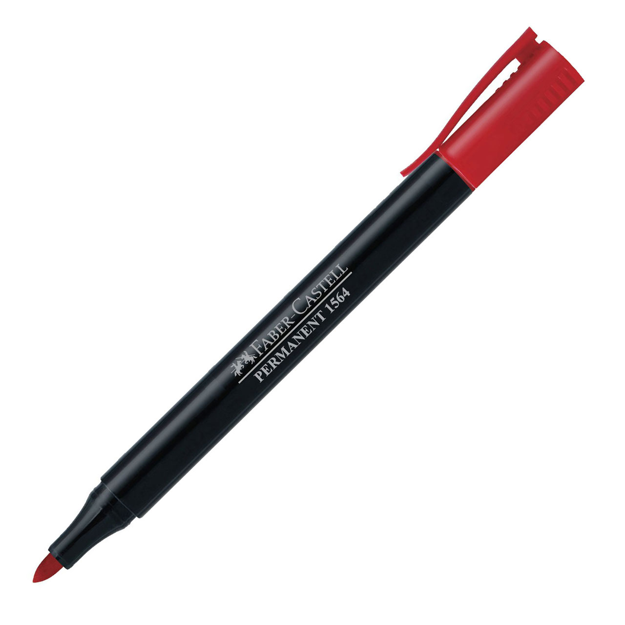 Marker Permanent Rosu Slim 1564 Faber-Castell