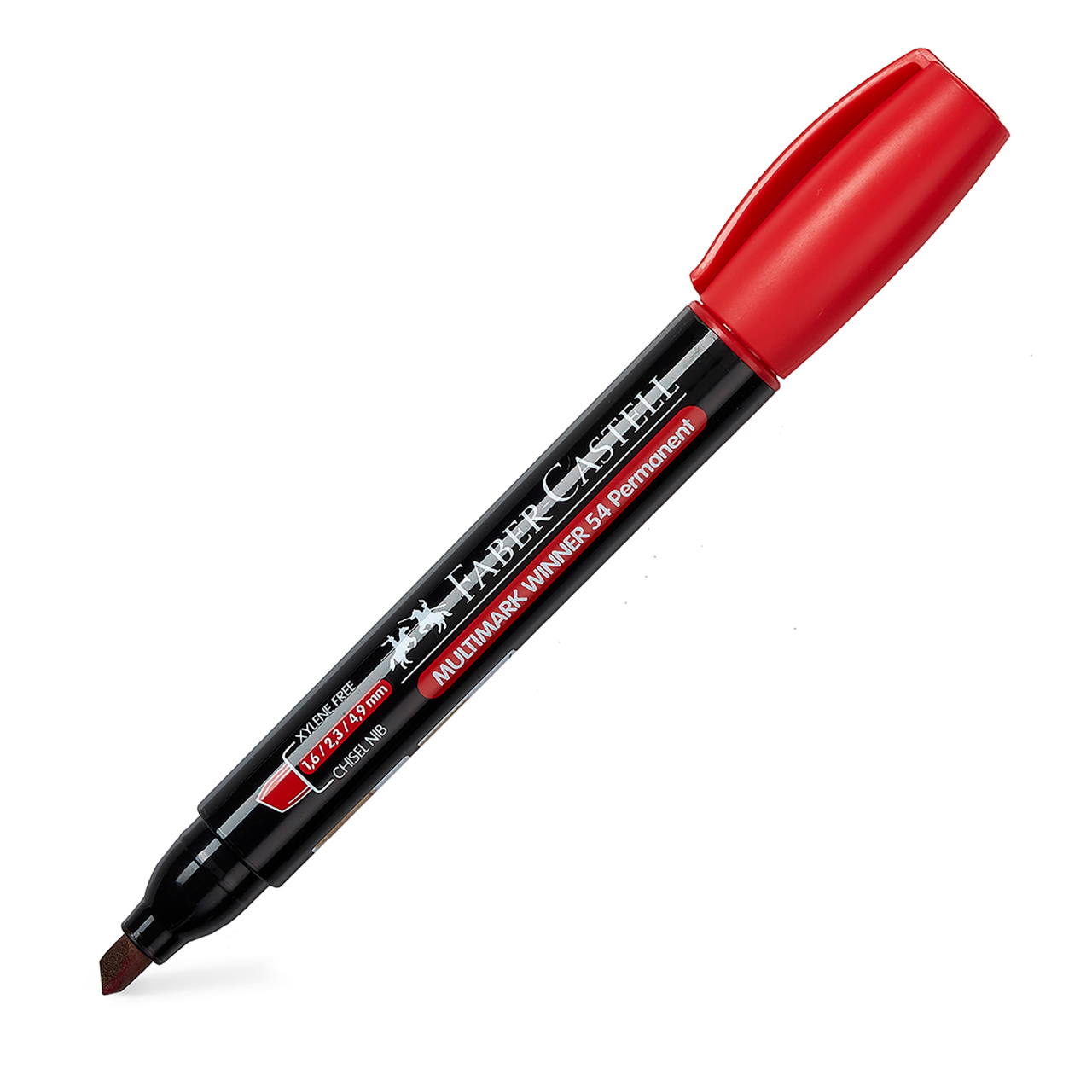Marker Permanent Rosu Varf Tesit Multimark Winner 54 Faber-Castell