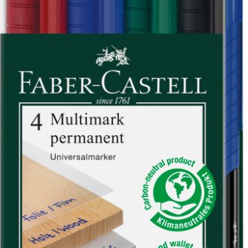 Marker Permanent Set 4 M Multimark Faber-Castell