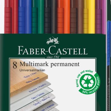 Marker Permanent Set 8 M Multimark Faber-Castell