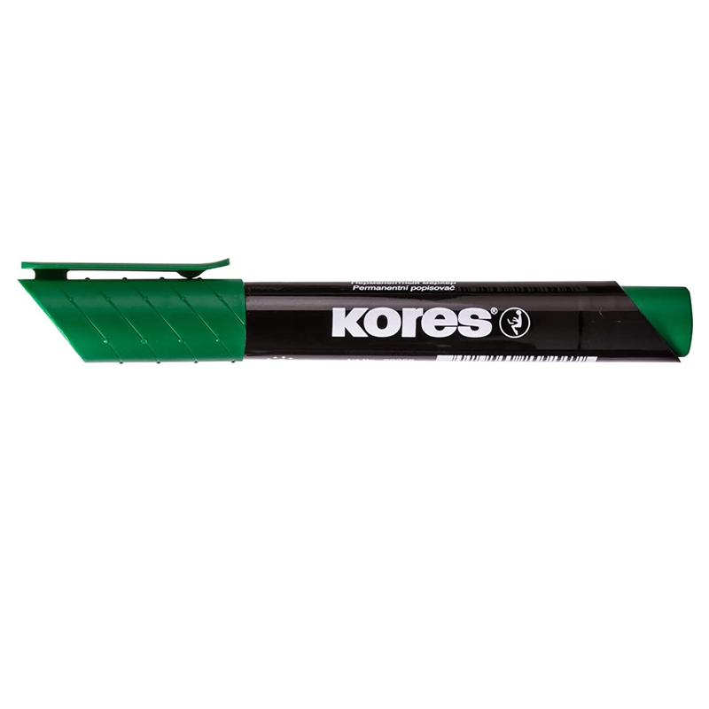 Marker Permanent Varf Verde Tesit Kores