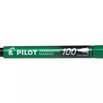 Marker Permanent Verde Varf Rotund 3mm 100 Pilot
