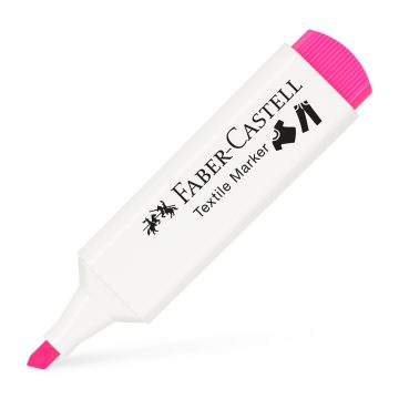 Marker Textil Roz Neon Faber-Castell