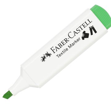Marker Textil Verde Neon Faber-Castell