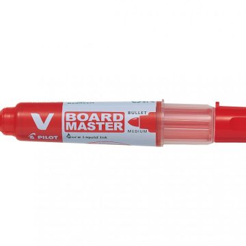 Marker Whiteboard Rosu 6mm Varf Rotund Vboard Pilot