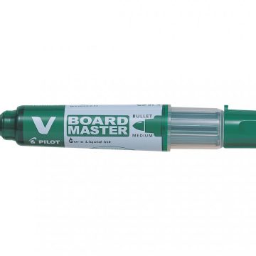 Marker Whiteboard Verde 6mm Varf Rotund Vboard Pilot
