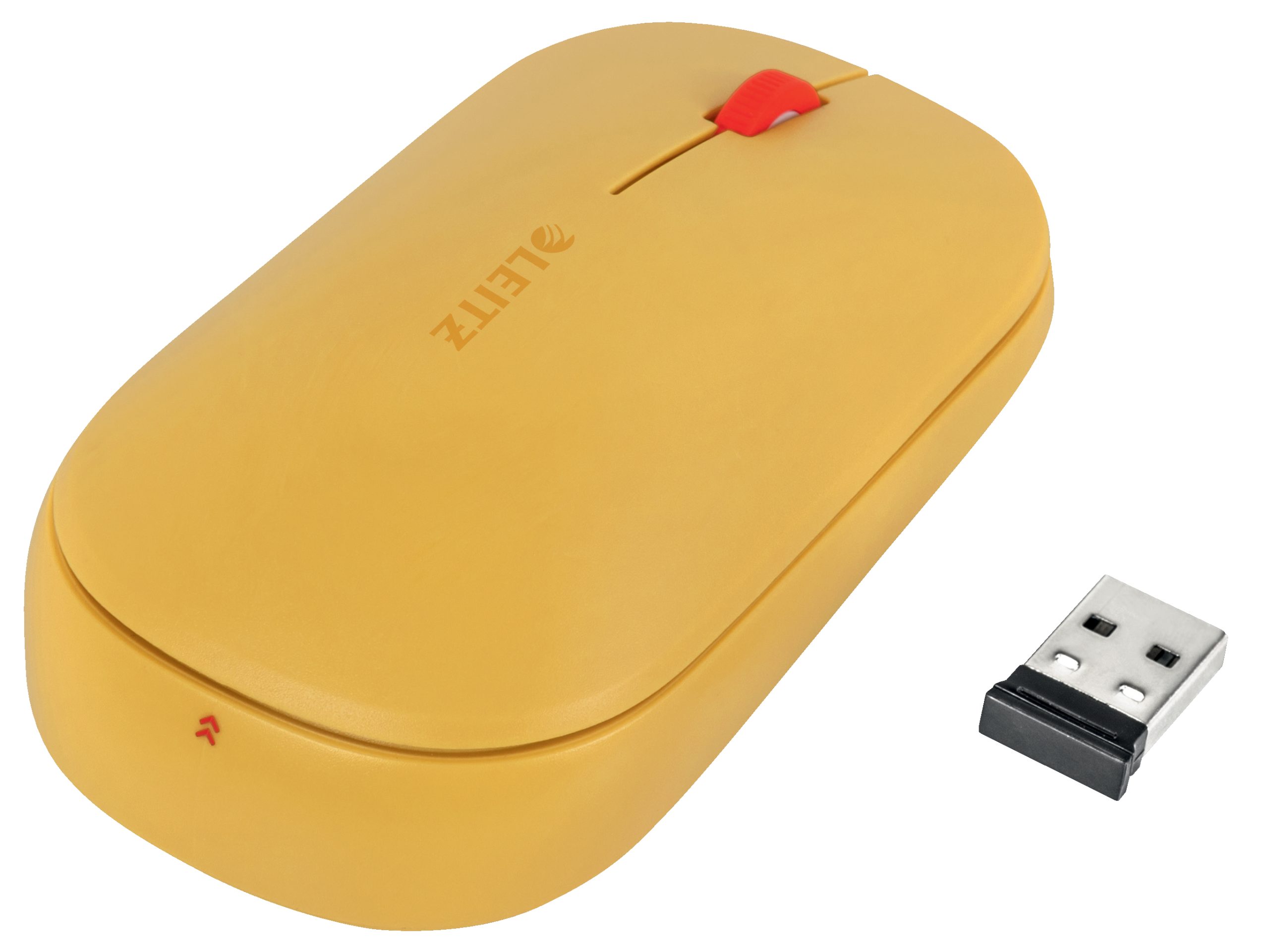 Mouse Optic Conexiune Duala Galben Chihlimbar Cosy Leitz