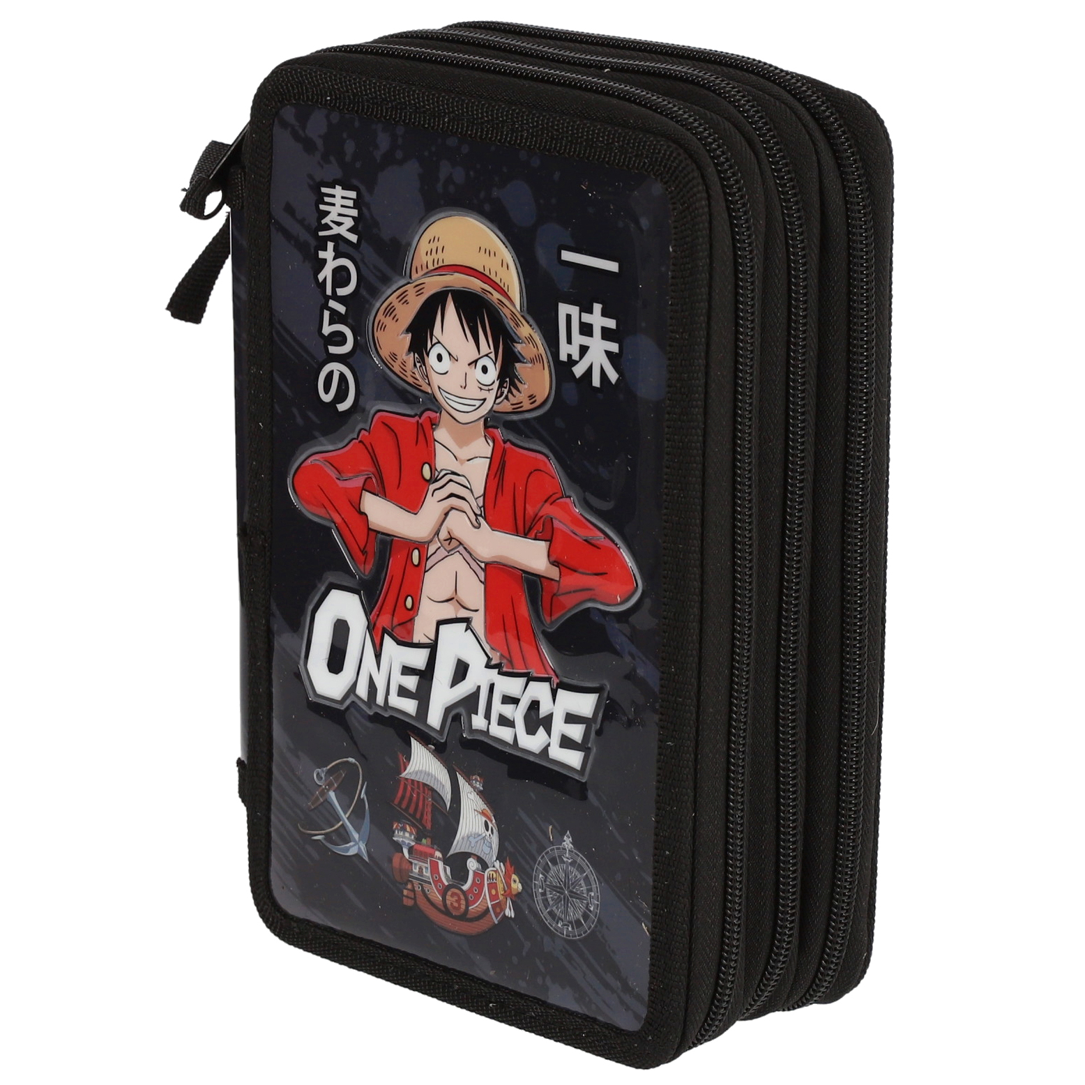 Penar Neechipat 3 Fermoare One Piece Negru Pigna