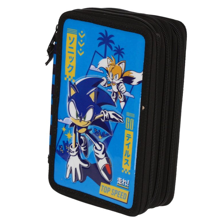 Penar Neechipat 3 Fermoare Sonic Albastru Pigna