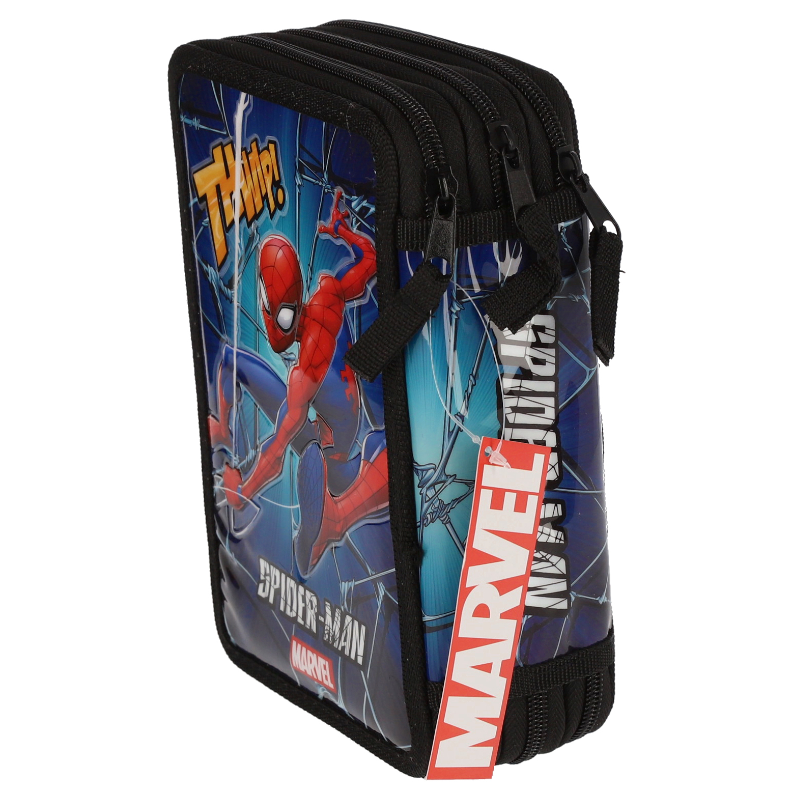 Penar Neechipat 3 Fermoare Spiderman Albastru Pigna