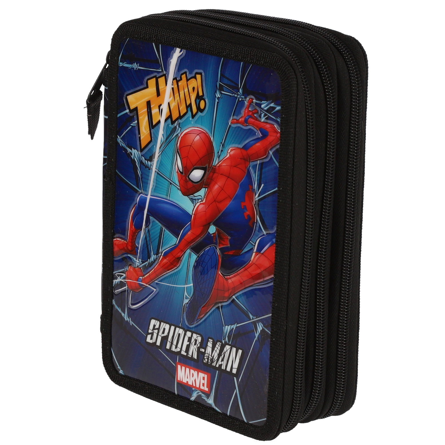Penar Neechipat 3 Fermoare Spiderman Albastru Pigna