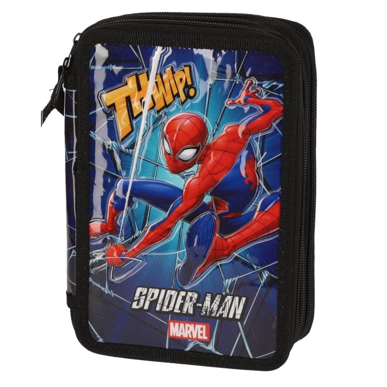 Penar Neechipat 3 Fermoare Spiderman Albastru Pigna