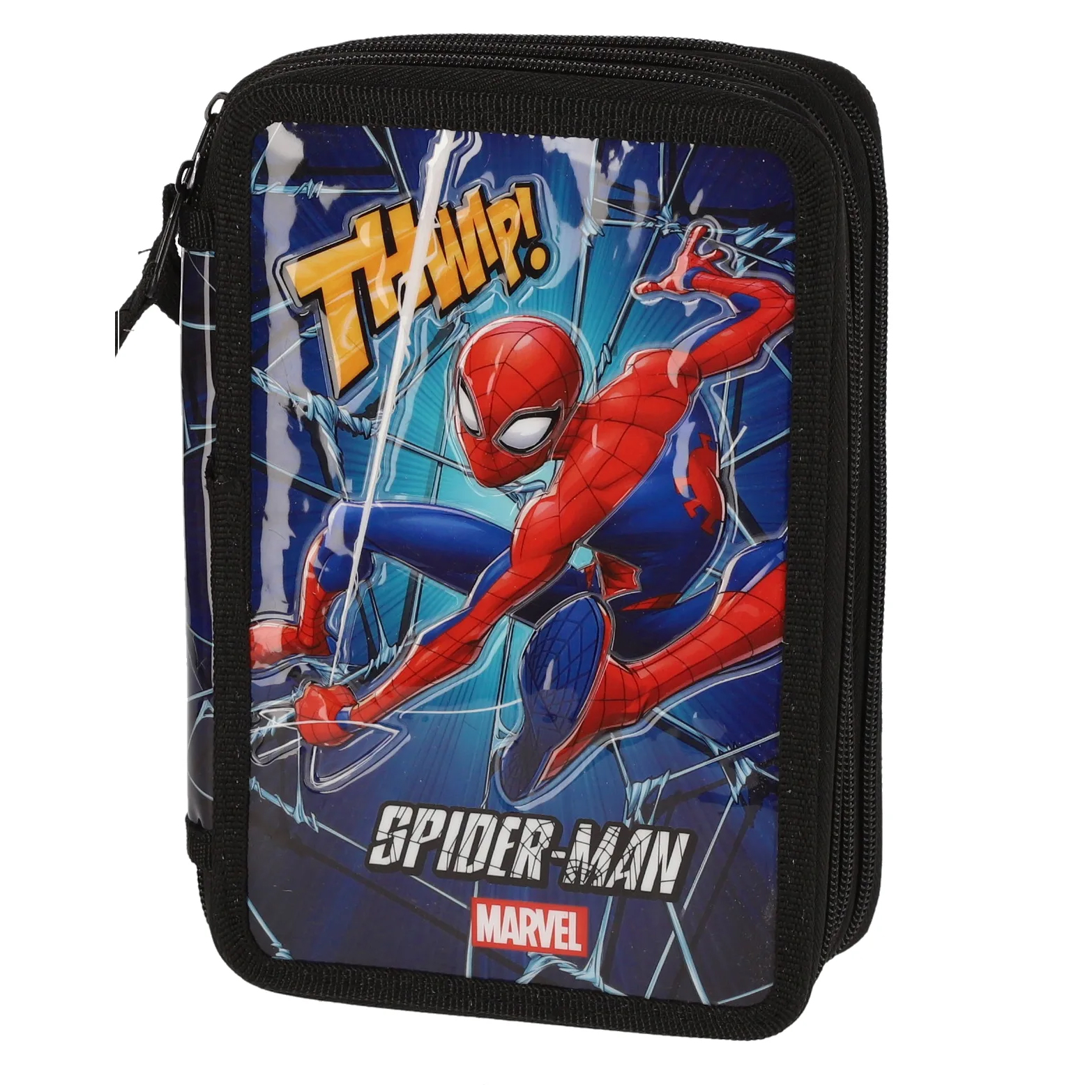 Penar Neechipat 3 Fermoare Spiderman Albastru Pigna